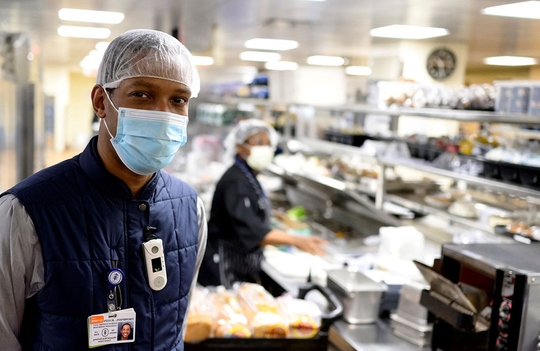 MSK Colleague in Kitchen 