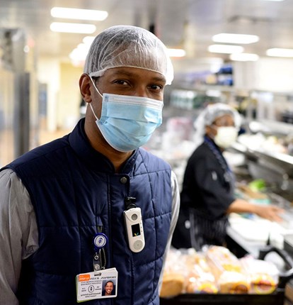 MSK Colleague in Kitchen